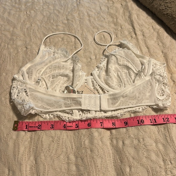 Free People All Yours lace underwired bra ivory M - Picture 9 of 11